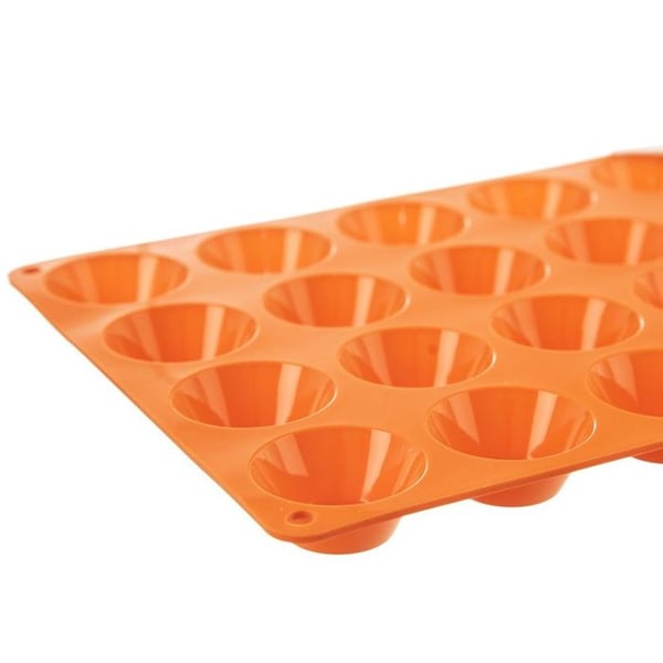 Muffinsform - ORION - SILLINIE - Silikon - 20 mini-muffins - Non-stick