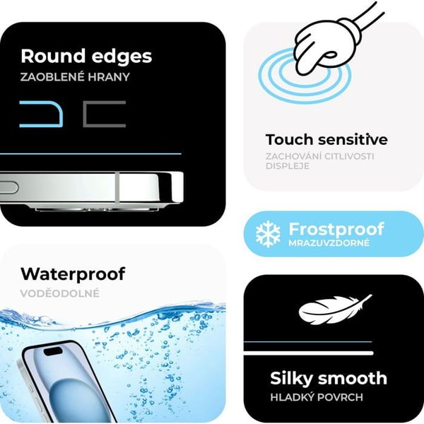 Skyddsglas för iPhone 16 Pro (Case Friendly)