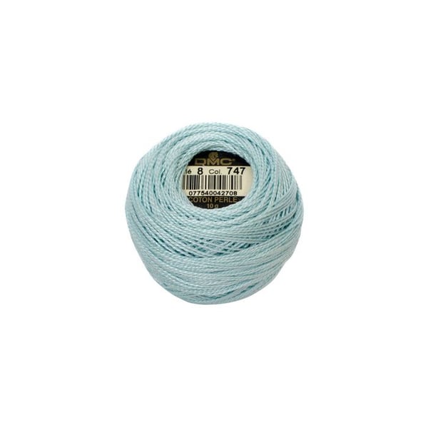 Coton perlé DMC art 116, tjocklek 8 - nystan om 80m - Att 747