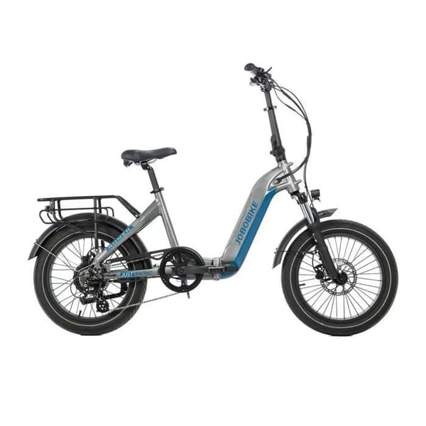JOBOBIKE Romer Elcykel Fällbar – Låg Ingång – 20 Tum – Bafang Motor 250W – 7 Växlar – Räckvidd 120 km – Grå
