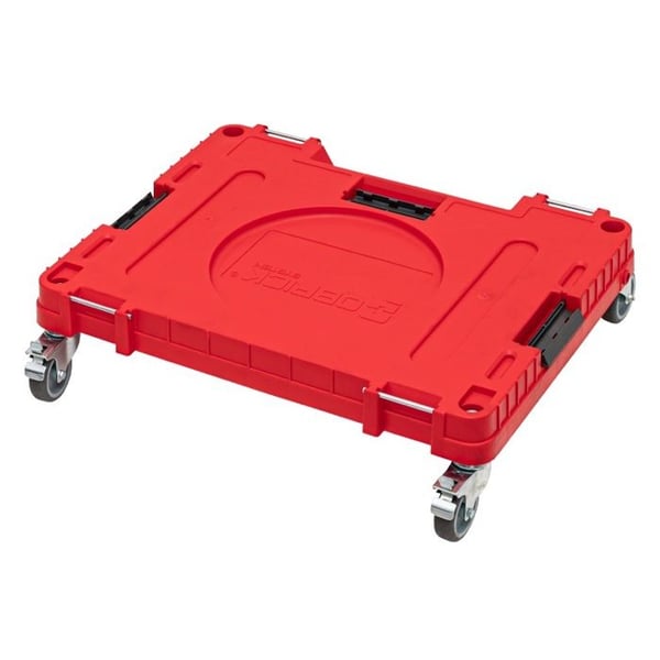 Transportplattform - QBRICK - System ONE 2.0 - RED ULTRA HD Edition - 4 svängbara hjul med broms - Belastning 120 kg