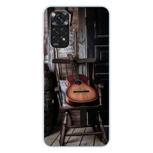 Silicone skal - Kompatibel med Xiaomi Redmi Note 11 4G - gitardesign