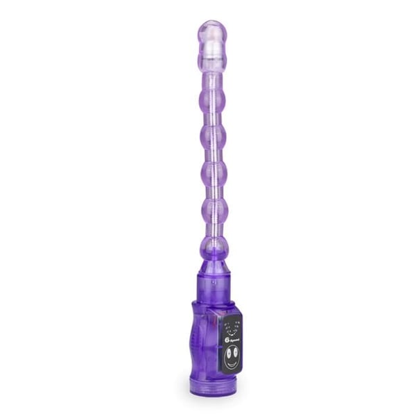 Vibrerande analplugg flexibel