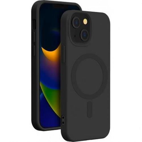 Coque Souple - BIGBEN CONNECTED - iPhone 15 Plus - Silikon Antislippande - Kompatibel med MagSafe - Svart