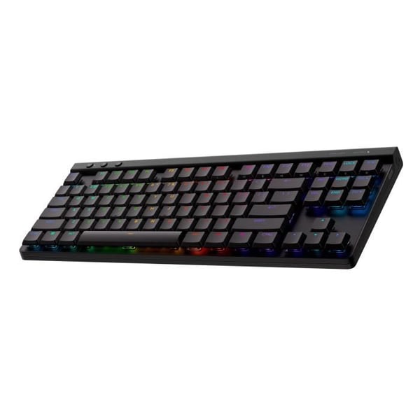Spelkonsol - Trådlös - Logitech G - G515 TKL Lightspeed - AZERTY - Taktisk mekanisk - Bakgrundsbelyst - Svart