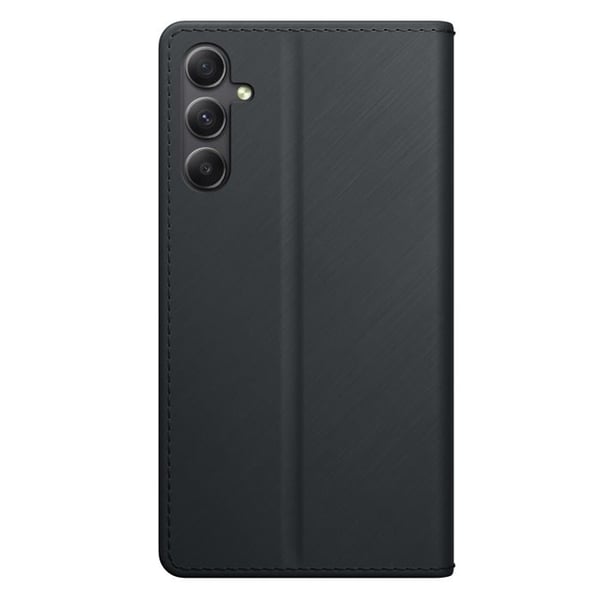 Plånboksfodral - 3MK SKYDD - Samsung Galaxy A34 5G - Svart - Magnetisk - Fack för 3 kort