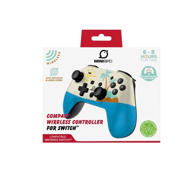 PopTop Minibird Trådlös Kontroller "The Island" kompatibel med Nintendo Switch - Switch Lite - Switch OLED