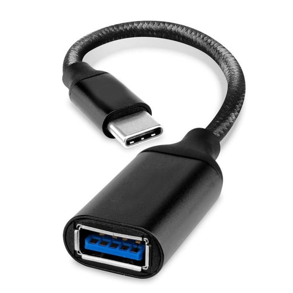 USB-C till USB-A OTG-adapterkabel - PH26 - ZTE Axon 60 Lite - 19 cm - 5 Gbit/s - Flätad nylon USB-C till USB-A OTG-adapterkabel - PH26 - ZTE Axon 60 Lite - 19 cm - 5 Gbit/s - Flätad nylon
