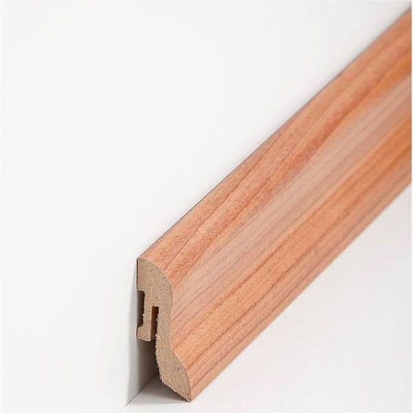 PROVISTON Sockel nr. 344 MDF 20 x 40 x 2500 mm körsbärsträ att limma, skruva & spika, till klämma Belagd MDF-kärna 12,5 m | 5 stycken