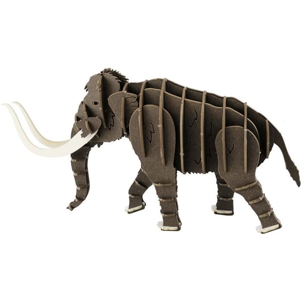 Pappers 3D-modell - FRIDOLIN - Mammut - 13,5 x 7 x 3 cm - Från 8 år - 1 styck