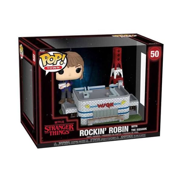 Vinylfigur - FUNKO - Stranger Things S5 - Rockin' Robin - Diorama WJQK - 9,7-15,5 cm