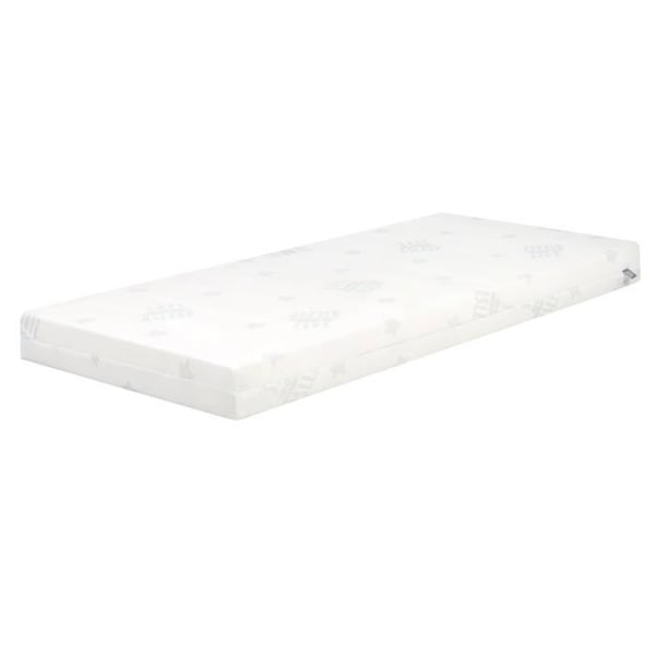 Sängmadrass för Spädbarn - ROBA - safe asleep® - 60 x 120 cm - Ventilerande Skum - Rullad och Avtagbar - Vit
