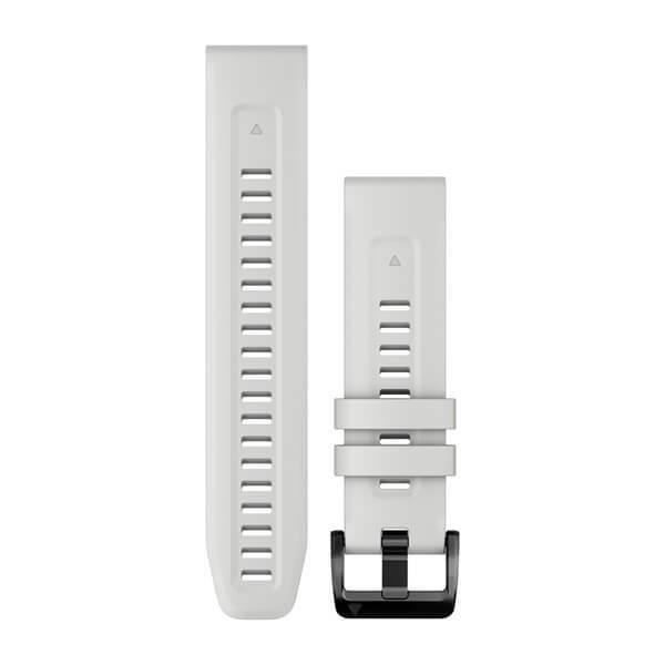 Armband för klocka - GARMIN - QUICKFIT® - Silikon - Vit - 22 mm