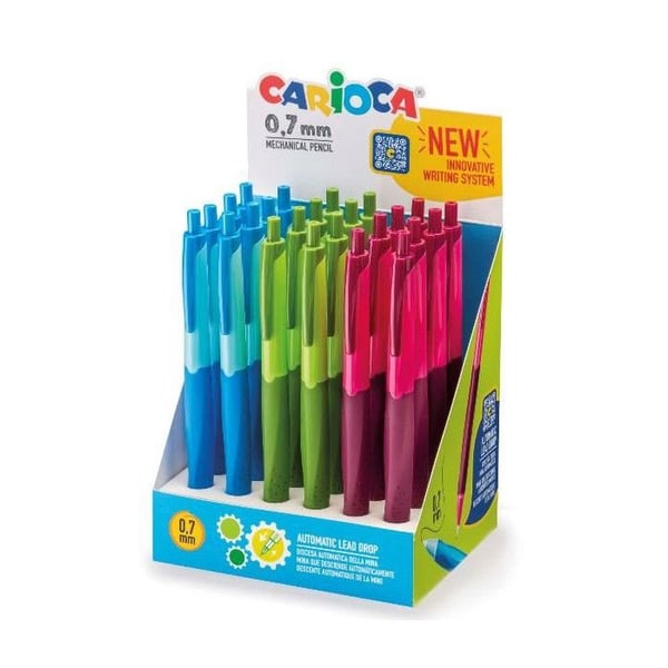 Carioca Portamine HB 0.7 mm ESP24 Set 24 Bitar Assorterade Färger