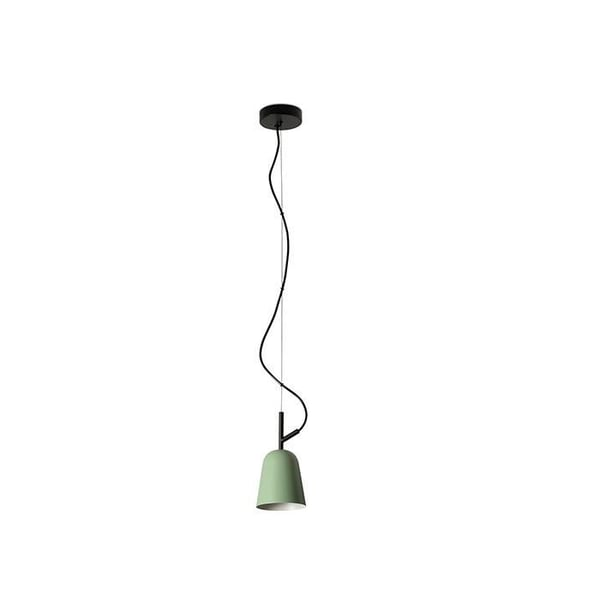 Taklampa - Faro - STUDIO - Dôme 11 cm - Matt Grön - Stål - E14