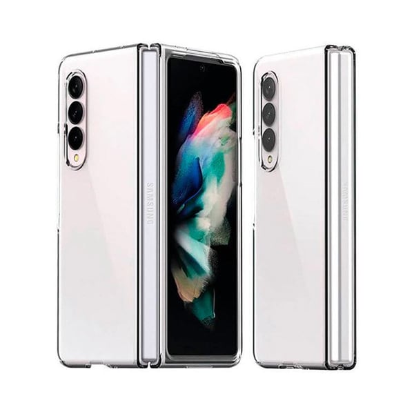 Transparent hård silikonfodral för Samsung Z Fold3 5G