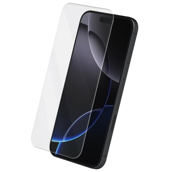 Skyddsglas - iPhone 16 Pro - Härdat glas - Hårdhet 9H - Rep-resistant - Transparent