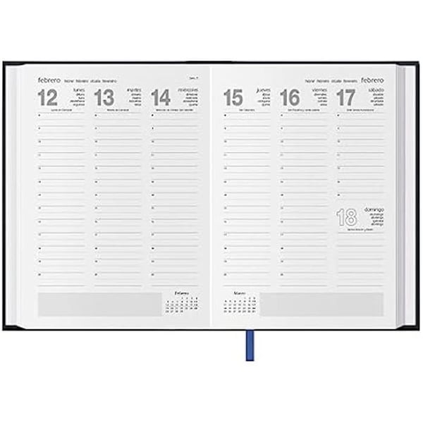 Agenda - DOHE - 14 x 20 cm - Flexibel - 1 vecka på 2 sidor - Lätt och praktisk