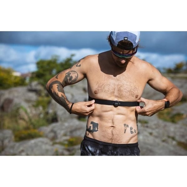 Hjertefrekvensbælte - SUUNTO - Smart - Vandtæt 30 m - Batterilevetid 500 timer - Kompatibel med iOS