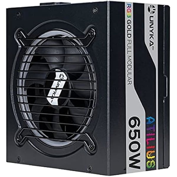 Strömkälla - UNYKACH - ATILIUS - 650 W - Modulerbar - RGB-belysning - Effektivitet 90%