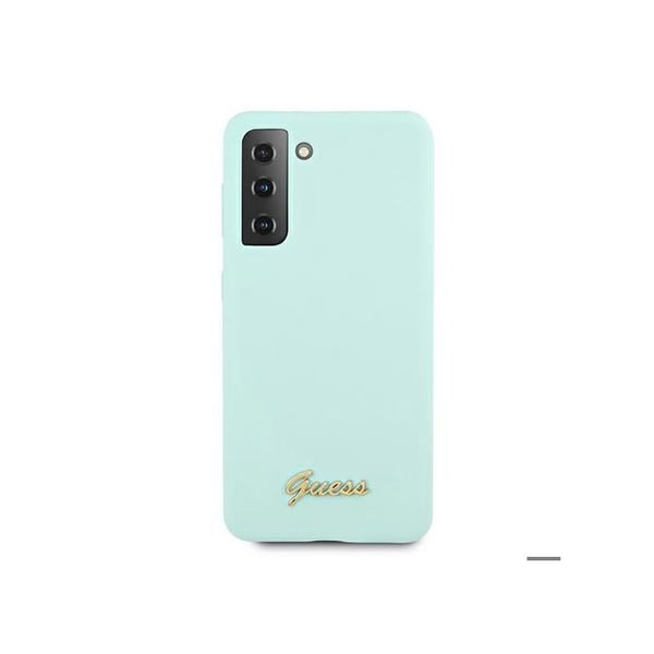 Hård Silikone Cover fra Guess til Samsung Galaxy S21+ G996 med Metal Logo
