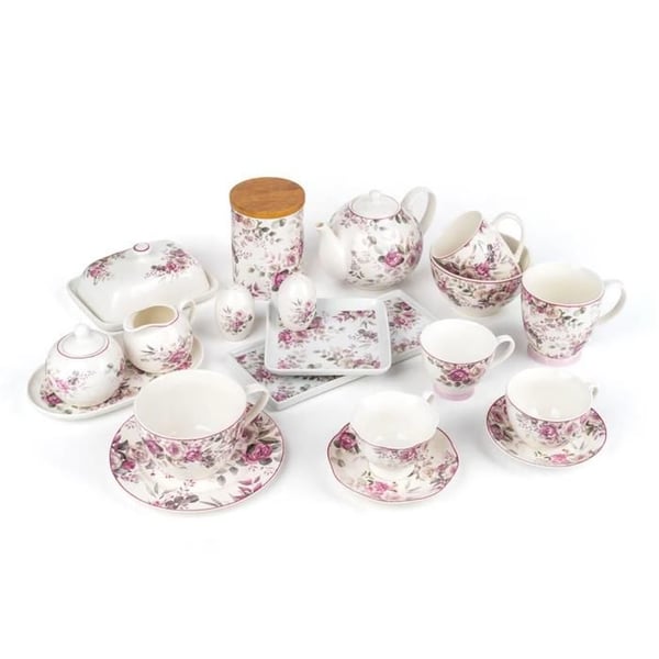 Smørrebræt BANQUET ROSE 18 × 13,4 × 8 cm