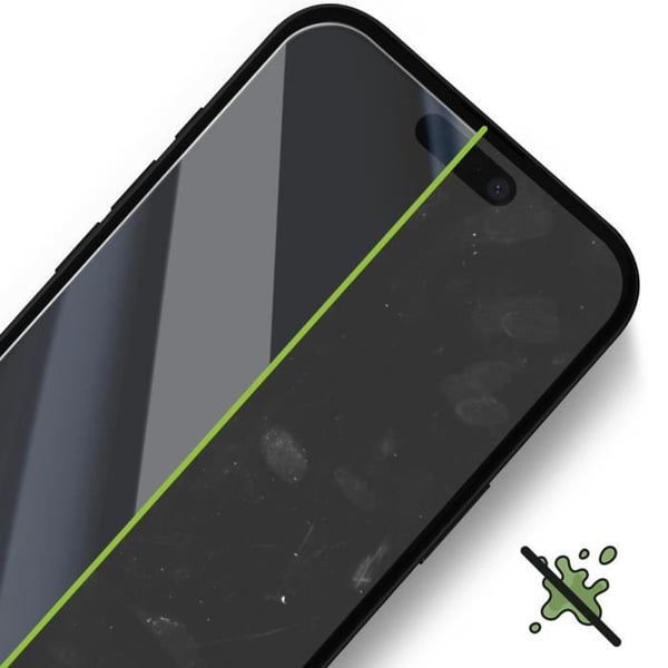 Skyddsglas - iPhone 16 Pro - Härdat glas - Hårdhet 9H - Rep-resistant - Transparent
