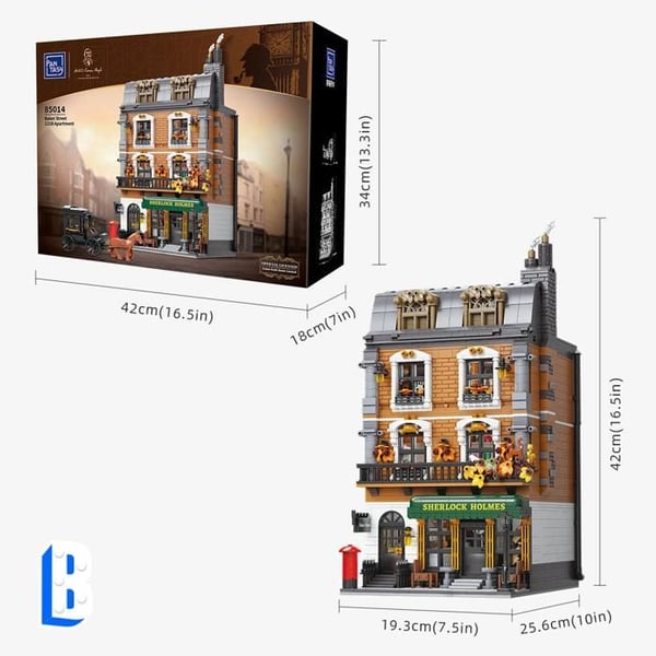 Byggspel - Pantasy - Sherlock Holmes Baker Street - - ålder: Alla åldrar med varning