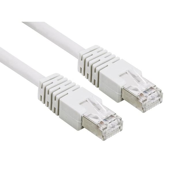 Eminent CAT6 U/UTP nätverkskabel, CCA, 5m, vit