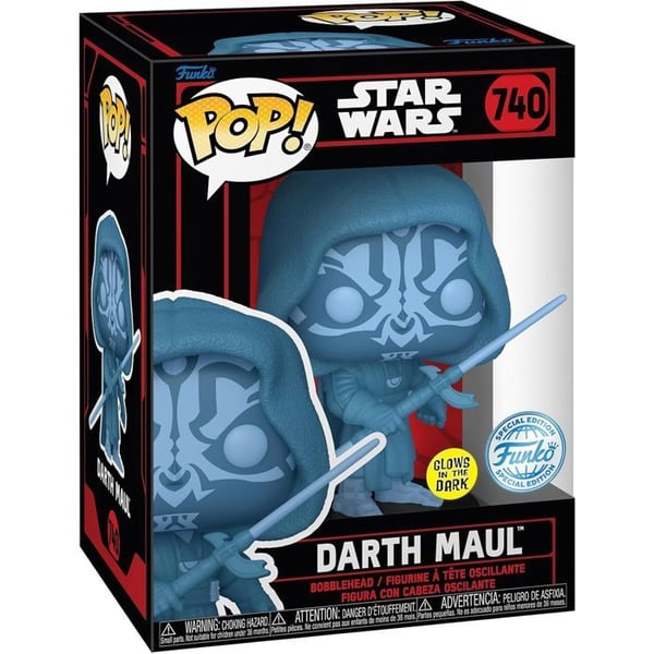 Figur - Funko - Darth Maul - Glöda i Mörkret - Samlarvinyl - 9,5 cm