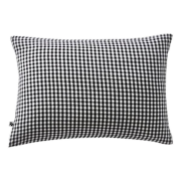 Kuddfodral "Vickie" 60 x 60 cm & 50 x 70 cm vävt och färgat "Gaze de Coton" - Vickie Truffle - Kuddfodral 50 x 70 cm