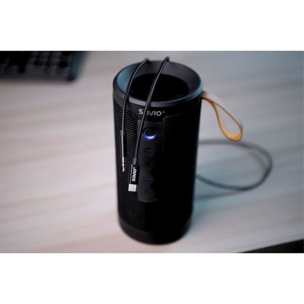 Ljud- och videoadapter Savio - SAVKABELCL-187 - USB-C till mini-Jack kabel