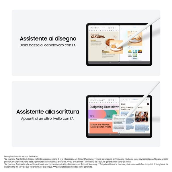 Samsung Galaxy Tab S11 Tablet 12GB RAM 128GB Grå Langvarig Batteri