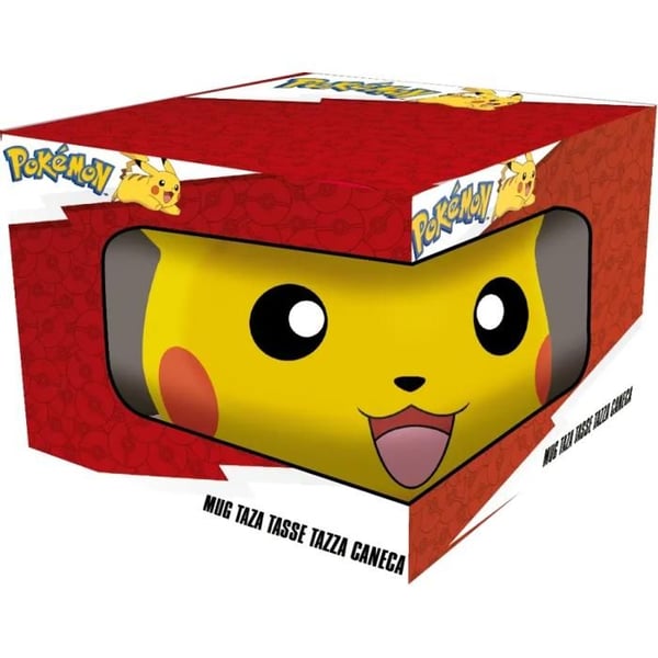 Mugg - Pokémon - Evoli 3D - 443 mL - Porslin/Keramik/Stengods - Ej diskmaskinssäker