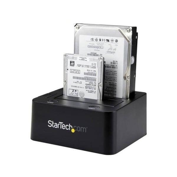 Dockningsstation - STARTECH - SDOCK2U33 - USB 3.0 - 2 SATA III hårddiskar - Svart