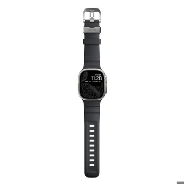 Armband - NOMAD - Rocky Point - Gul/Grå - Kompatibel med Apple Watch 42/44/45/49mm - Vattentålig