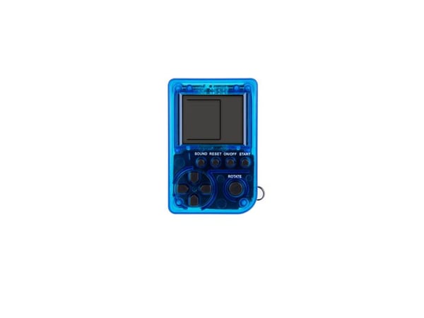 Mini videospel 26i1 - AVIZAR - Blå - Retrogaming-konsol - 26 spel - Bärbar design