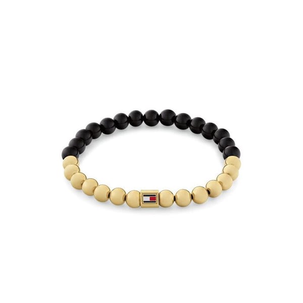Armband av halvädelstenar i onyx 2780961