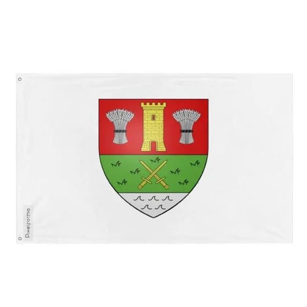 La Prairie Flagga – 90 x 150 cm – Hållbar Polyester – 2 Metallöglor – Inomhus / Utomhus – Pixelforma