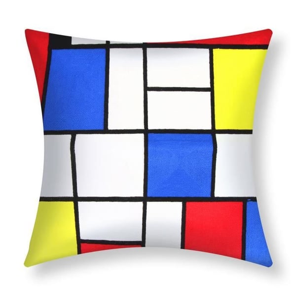 Kuddeöverdrag - AVIZAR - Art Harmonia - 45x45 cm - Flerfärgad - Modernt design