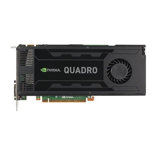 HP NVIDIA Quadro K4000, Quadro K4000, 3 GB, GDDR5, 192 bitar, 3840 x 2160 pixlar, PCI Express x16 2.0- REFURBISHED
