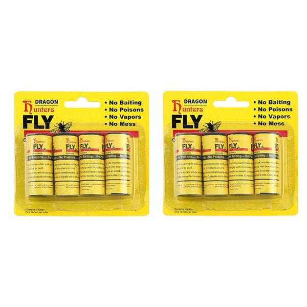 INF Fluga fällande flugfångare papper 8-pack