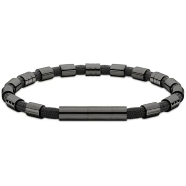 Armband för män - POLICE - PEAGB2211517 - Rostfritt stål - 19 cm - Svart