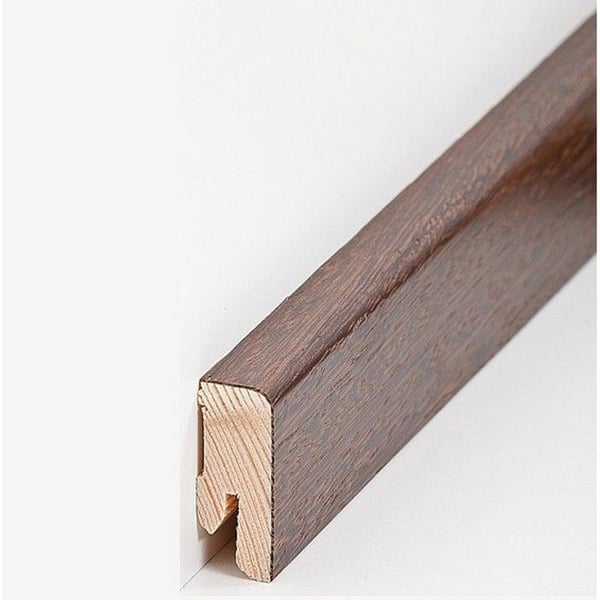 PROVISTON Fanerad träsockel 16 x 40 x 2500 mm wenge 25 meter | 10 stycken