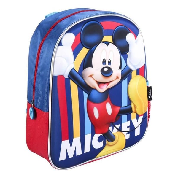 Ryggsäck - CERDA - Mickey - 3D - Ljus - Flicka - Grundskola