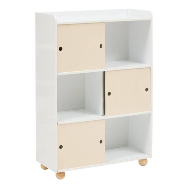 Förvaringsmöbel 3 dörrar 2 nivåer "Bouli" beige Atmosphera for Kids
