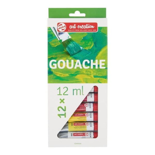Set Gouache - ARTCREATION - Expression - 12x12 ml - Avancerad - Blandad