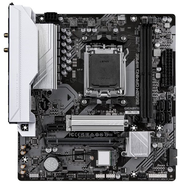 Moderkort - GIGABYTE - B650M GAMING WIFI6E - Socket AM5 - Wi-Fi 6E - Micro ATX