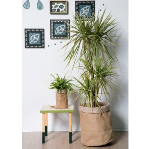 SÄCK ECRU - 12X12X19 CM - JUTE