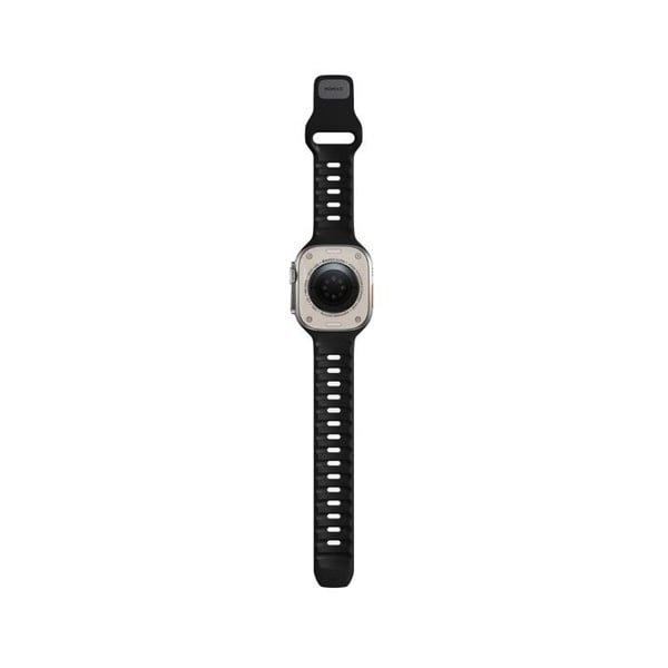 Sportarmband - NOMAD - Nomad Sport Strap V2 - Silikon - Svart - Kompatibel med AppleWatch 42/44/45/49mm